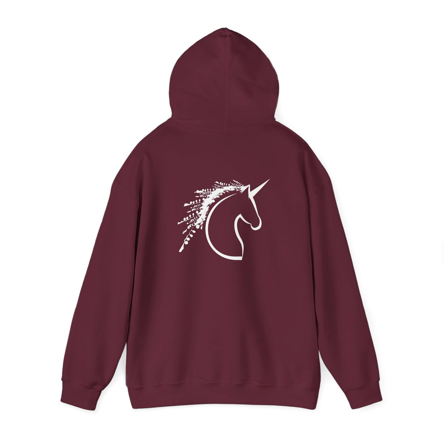 Curly Haired Unicorn Unisex Heavy Blend™ Hooded Sweatshirt