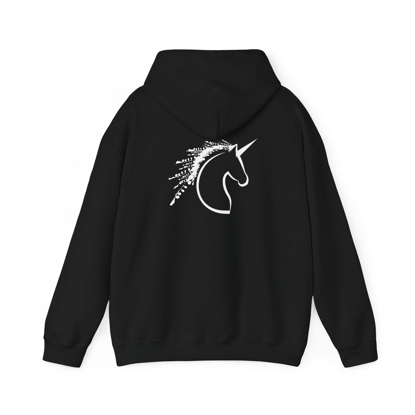 Curly Haired Unicorn Unisex Heavy Blend™ Hooded Sweatshirt